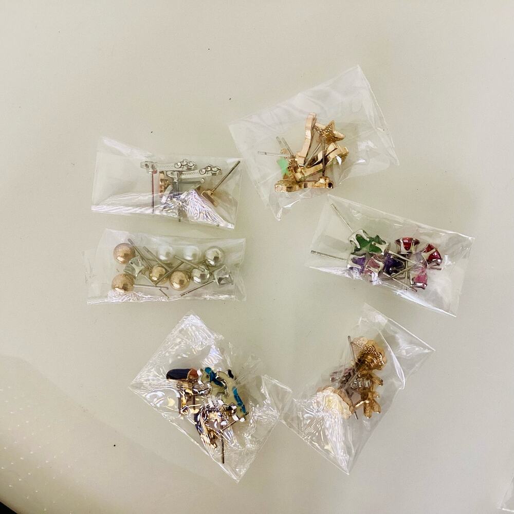 Girl Stainless Steel Stud Earrings